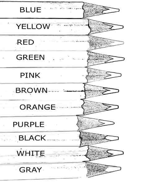 pencils worksheet